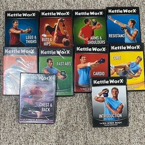Complete Workout DVD Set - includes 6 unopened DVDs